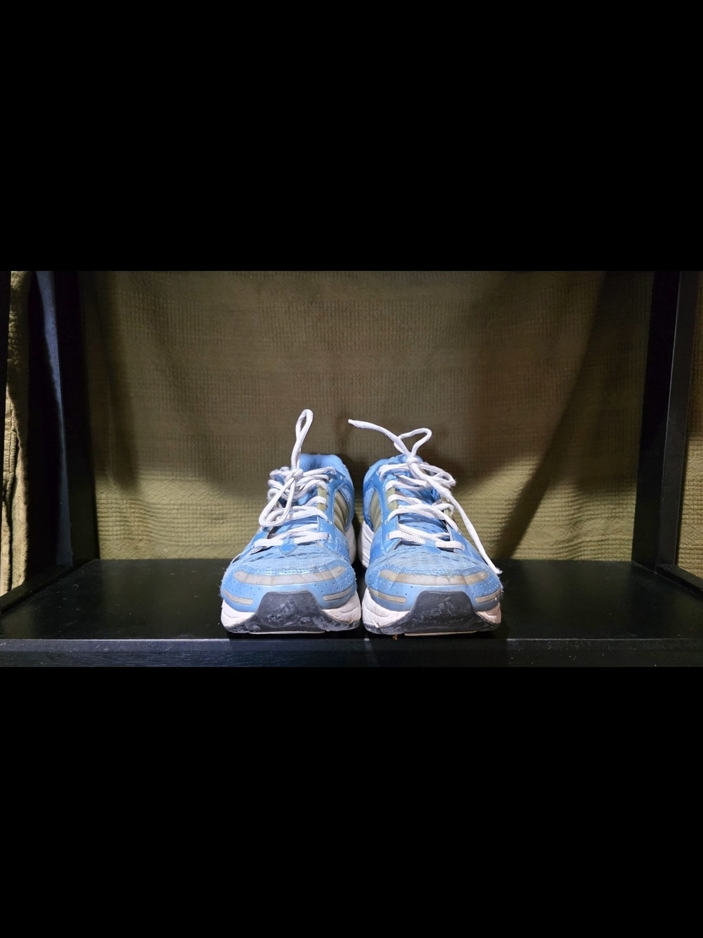 adidas Blue and White Women's Athletic Sneakers